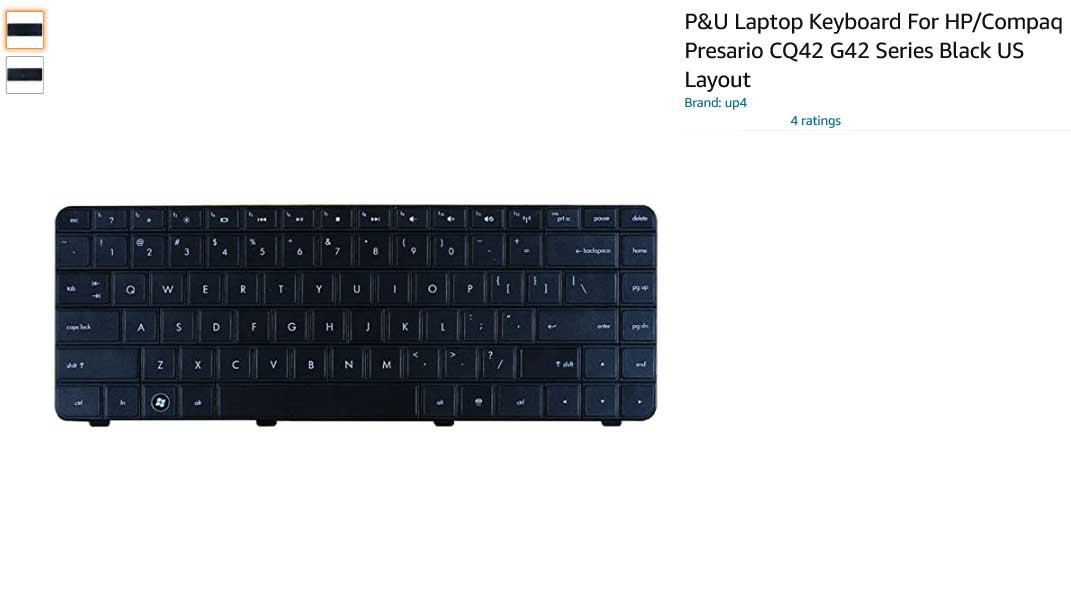 کیبورد لپ تاپ اچ پی Keyboard Hp CQ42 G42