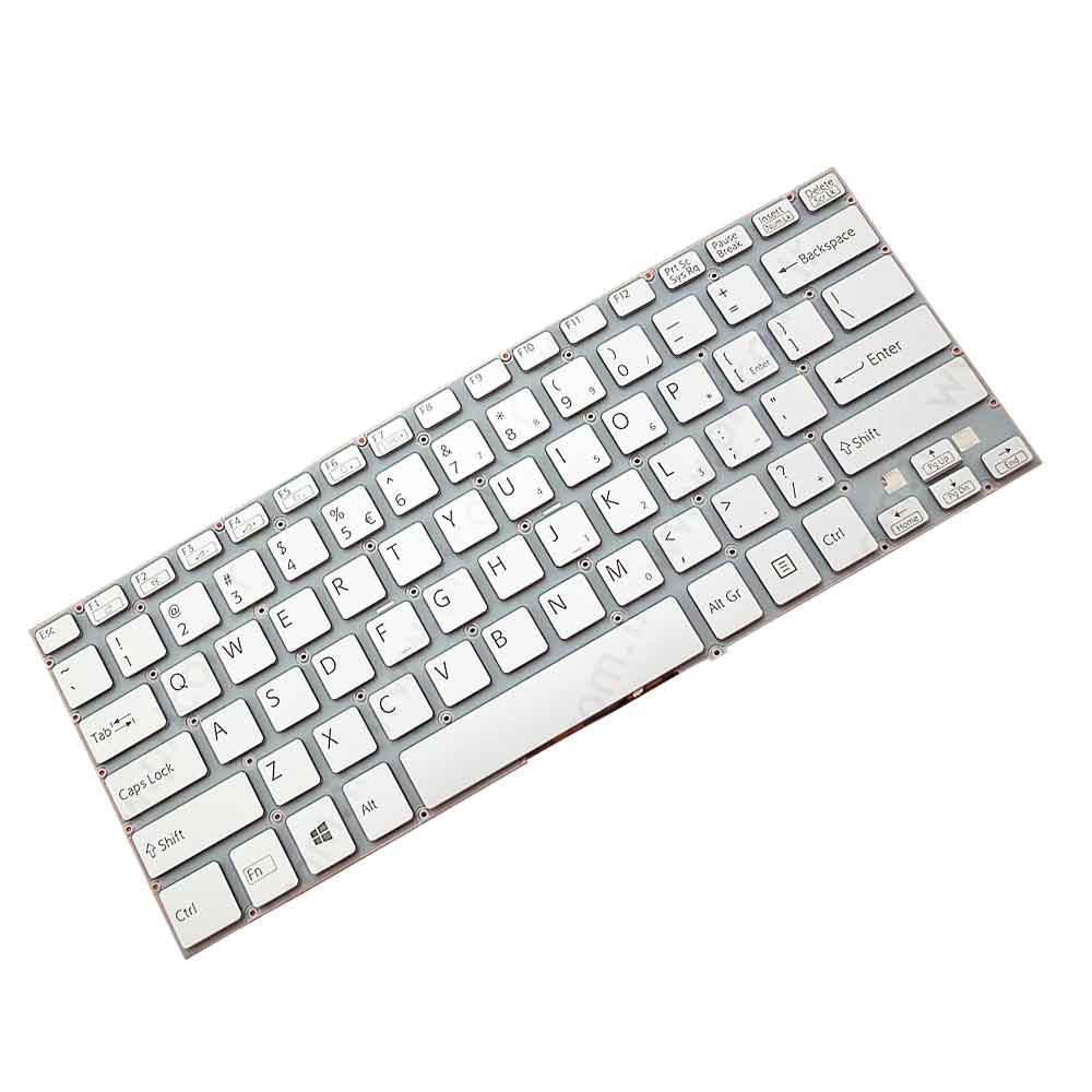 کیبورد لپ تاپ سونی Keyboard Sony VAIO 14E SVF14 SVF14E SVF1421 White