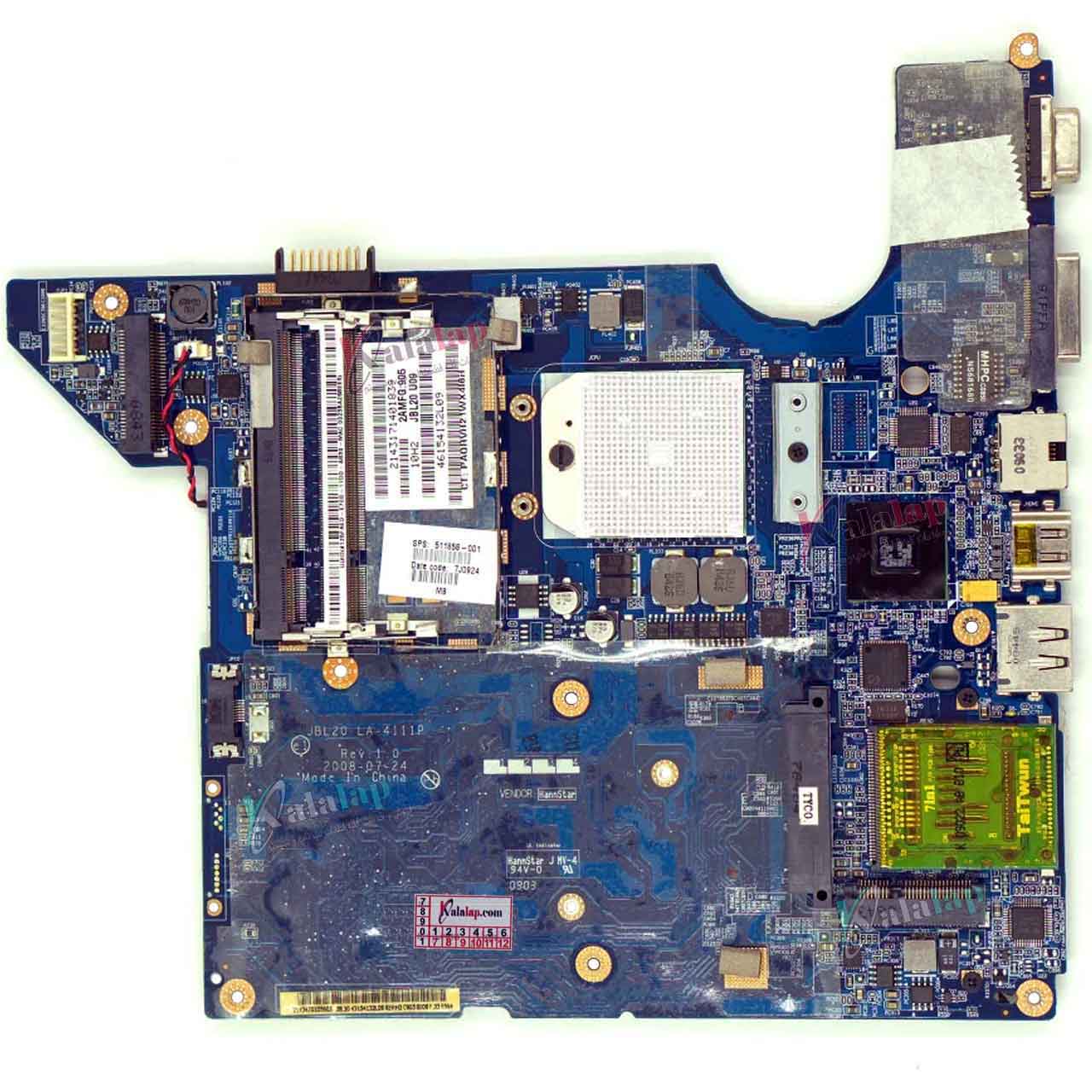 مادربرد لپ تاپ اچ پی HP DV4 DV4-1000 Series AMD